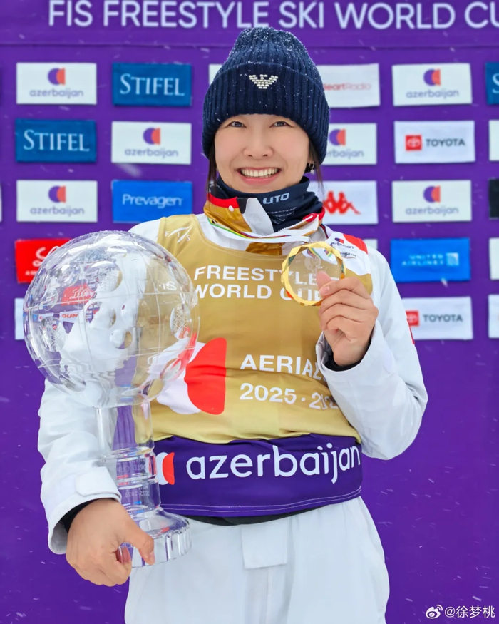 看球网-七捧水晶球奖杯 徐梦桃续写空中技巧传奇|世界杯|中国体育报|王心迪|自由式滑雪|自由式滑雪空中技巧_新浪体育_新浪新闻